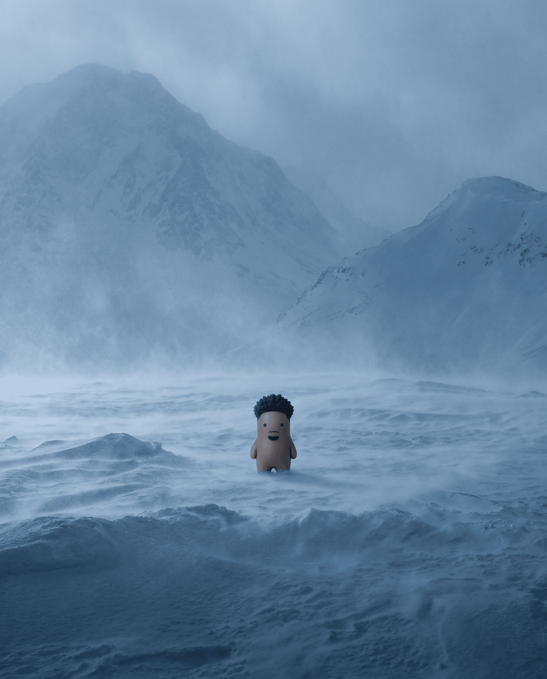 Ansemaru — alone in the cold
